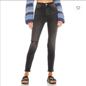 NWT Free People zuri mom Jean